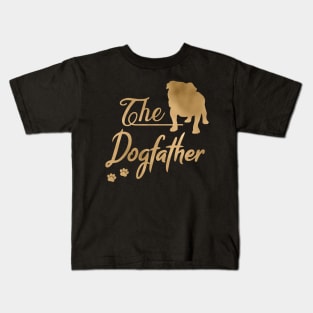 The English Bulldogfather Kids T-Shirt